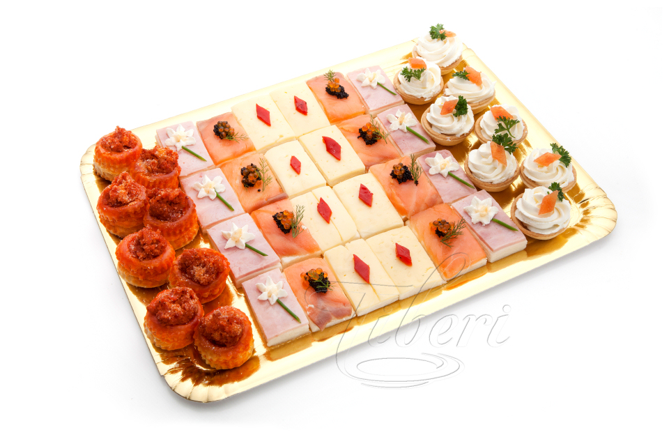 niña Comportamiento Fangoso Bandeja canapés (40 unidades) – Tiberi Catering Shop Mallorca