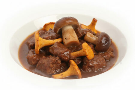 Ragú de ciervo con setas